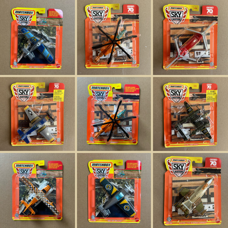Rc Helicopter Hobby Grade - Matchbox Sky Busters Wave 4N Collection
