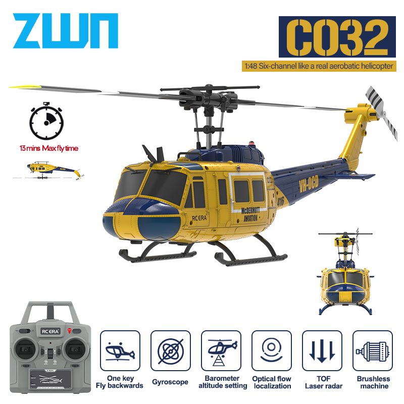Rc Helicopter Hobby Grade - C032 RC Helicopter 2.4G 6-Aixs Gyroscope