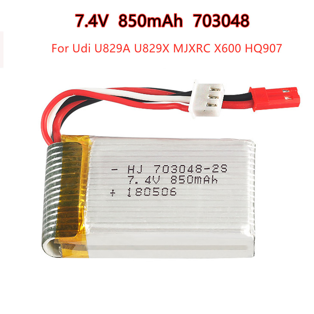 Rc Hobby & Maskinservice I Eskilstuna - 1-5pcs 2s 7.4V 850mAh 703048 Lipo