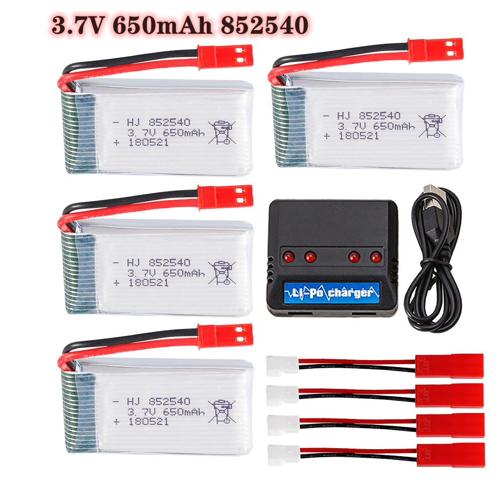 Rc Hobby Airplanes - 3.7v 650mAh 852540 Lipo Battery +4