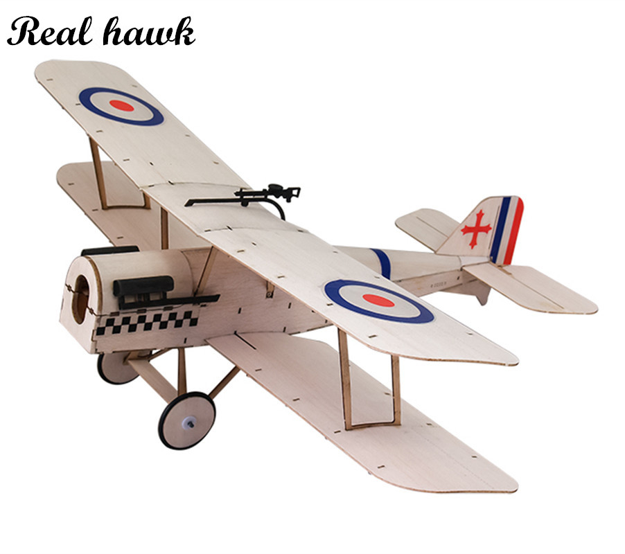 Rc Hobby Kit - Sopwith-SE5A 378mm Balsa Biplane Laser-Cut RC