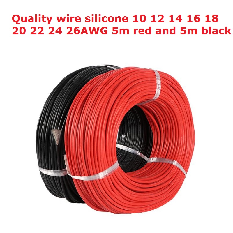 Rc Helicopter Hobby Grade - 10meter/lot High Quality wire silicone 10