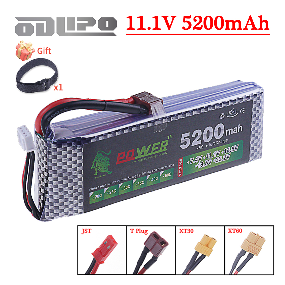 Rc Hobby Airplanes - 3S Lipo Battery 11.1V 5200mah 40C