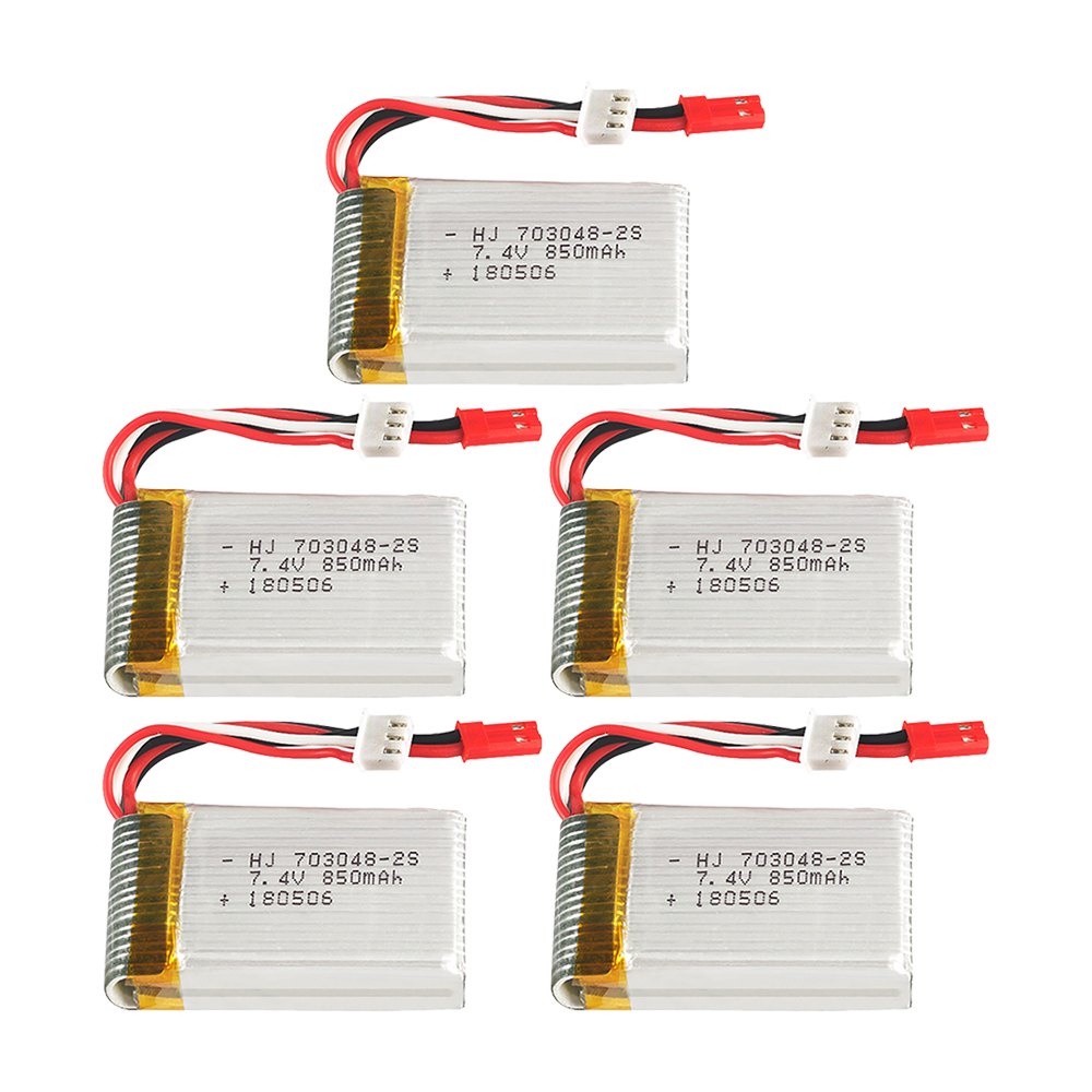 1-5pcs  2s 7.4V 850mAh 703048  - đánh giá và giá Rc Hobby & Maskinservice I Eskilstuna