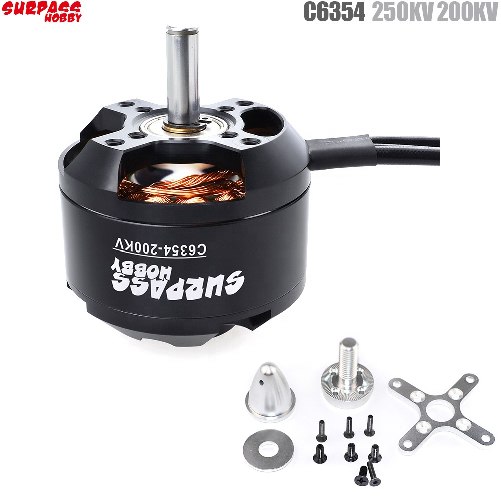 SURPASS HOBBY C6354 6354 250KV - đánh giá và giá Rc Hobby Airplanes