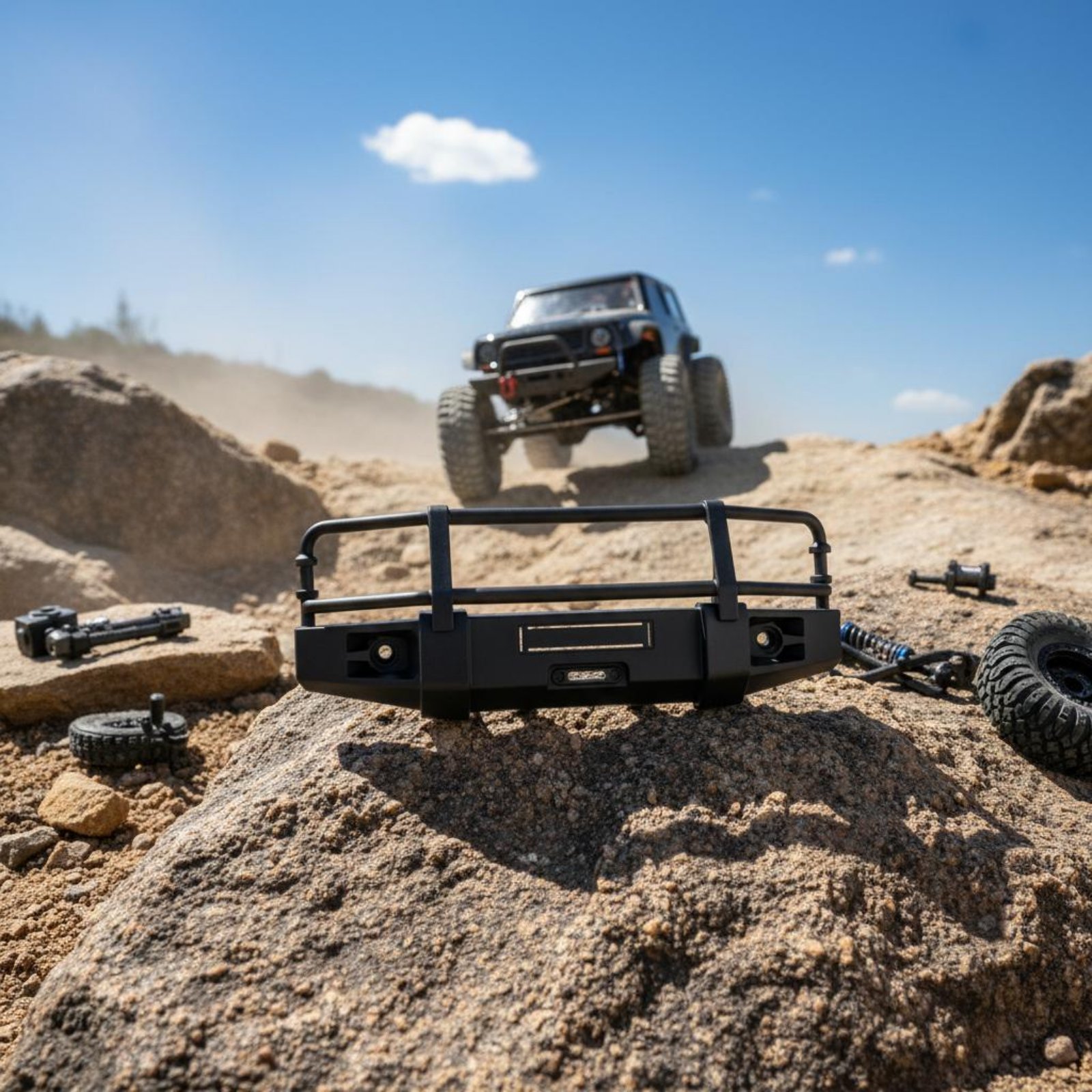 RC Crawler Front Bumper Shock  - đánh giá và giá Rc Hobby & Maskinservice I Eskilstuna