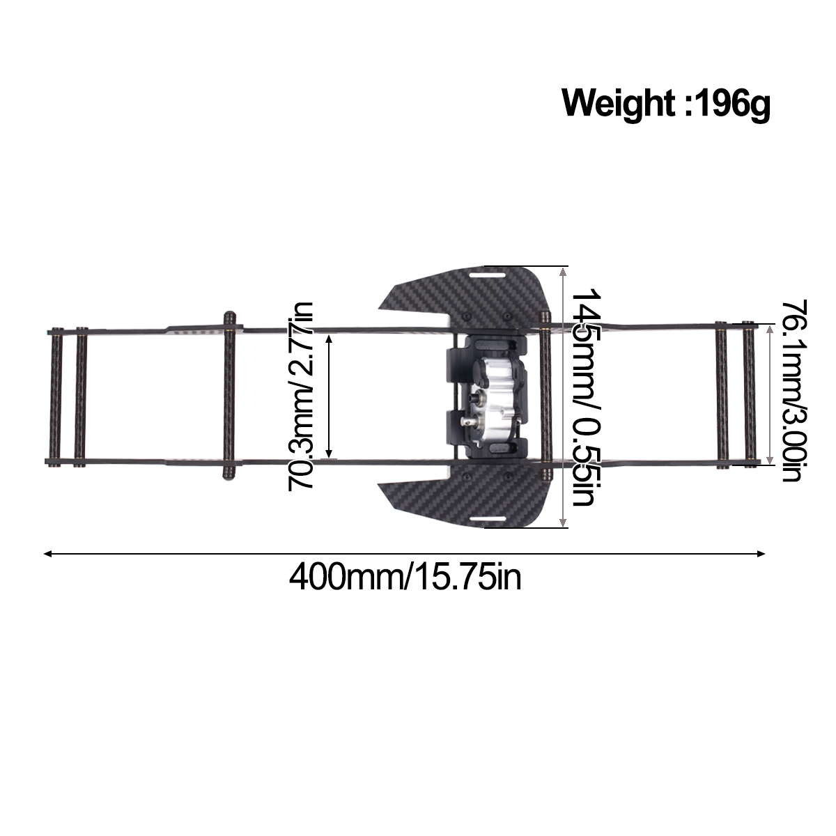 LCG Chassis Kit Carbon Fiber f - đánh giá và giá Rc Hobby Kit