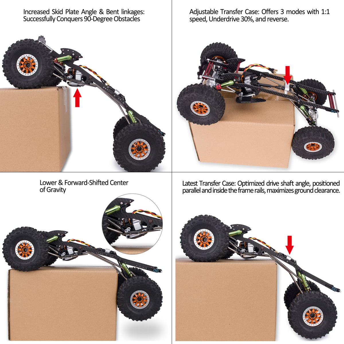 Carbon Fiber LCG Chassis Kit w - đánh giá và giá Rc Hobby Kit