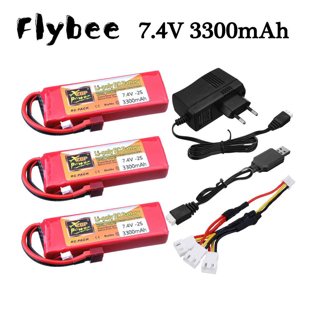 2S 7.4V 3300mAh Lipo Battery C - đánh giá và giá Rc Hobby Kit